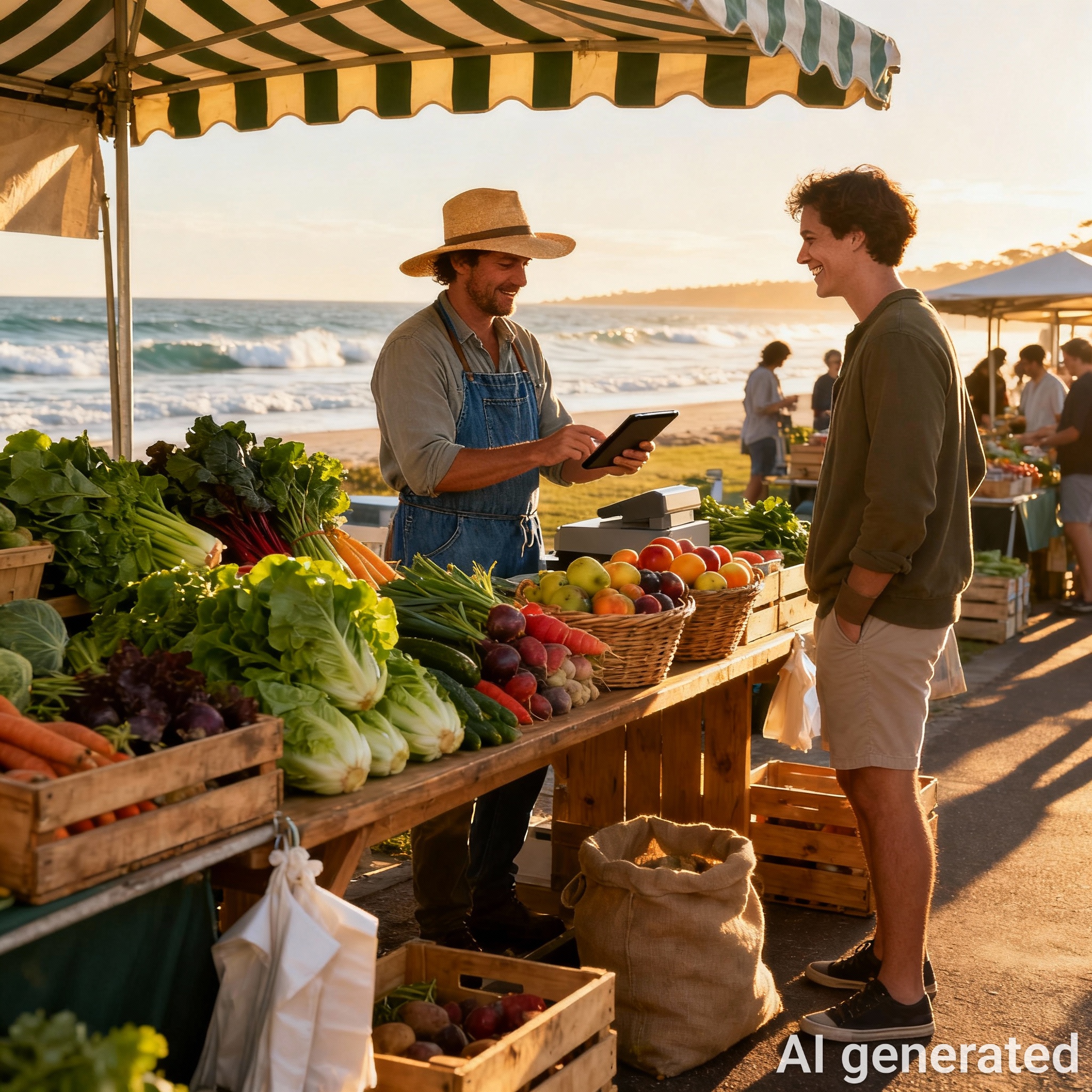 Australia coastal farmers market