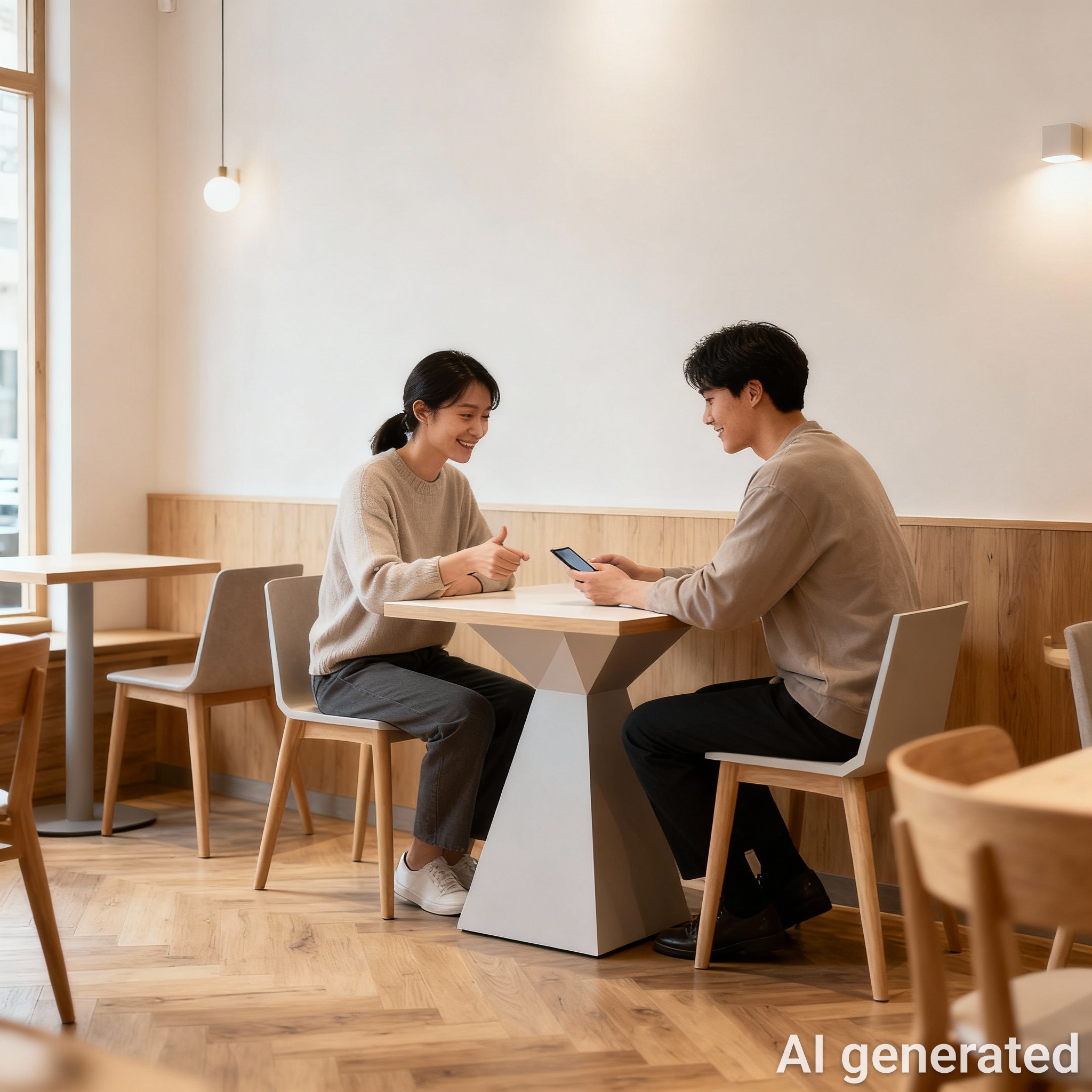 Northern Europe café payment